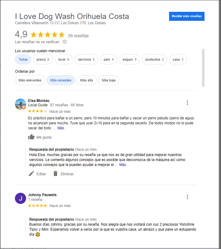 La voz de nuestros clientes
